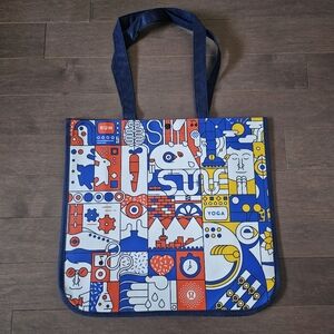 Lululemon Seawheeze Colorful Graphic Tote Bag